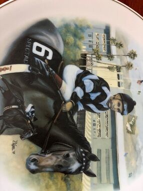 Vintage 1996 Santa Anita Park Limited Edition Collector’s Plate